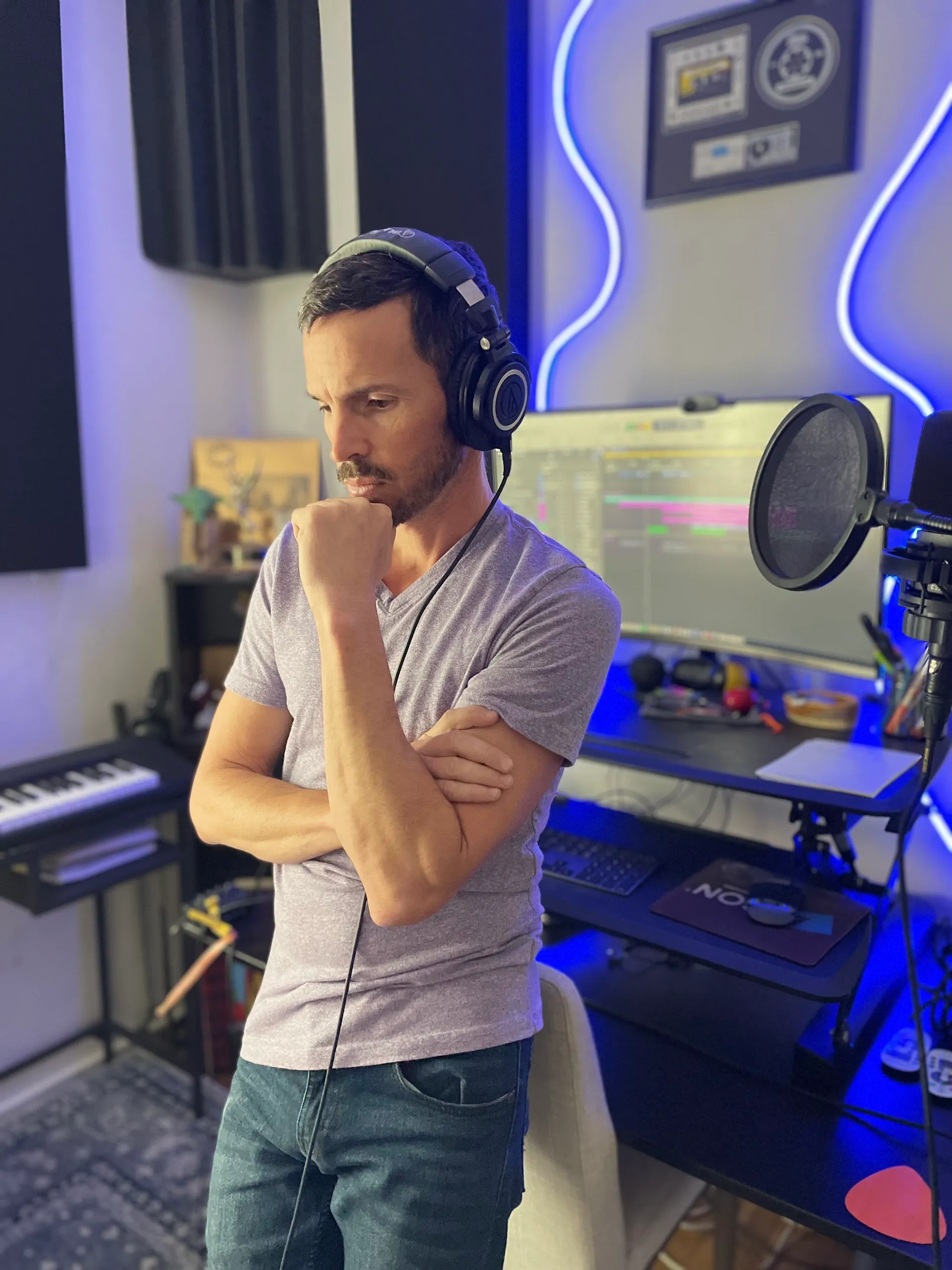 Inside Nile St. Studios, a home recording studio in San Diego
